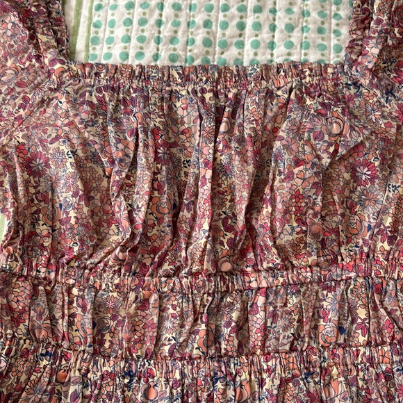 J.Crew Liberty fabric square neck top - Picture 2 of 5